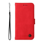 Custodia in pelle con bottone metallo per Redmi Note 12 4G