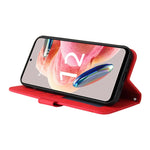 Custodia in pelle con bottone metallo per Redmi Note 12 4G