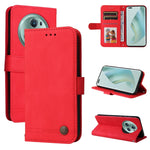Custodia in pelle con bottone metallo per Redmi Note 12 4G