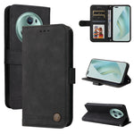 Custodia in pelle con bottone metallo per Redmi Note 12 4G