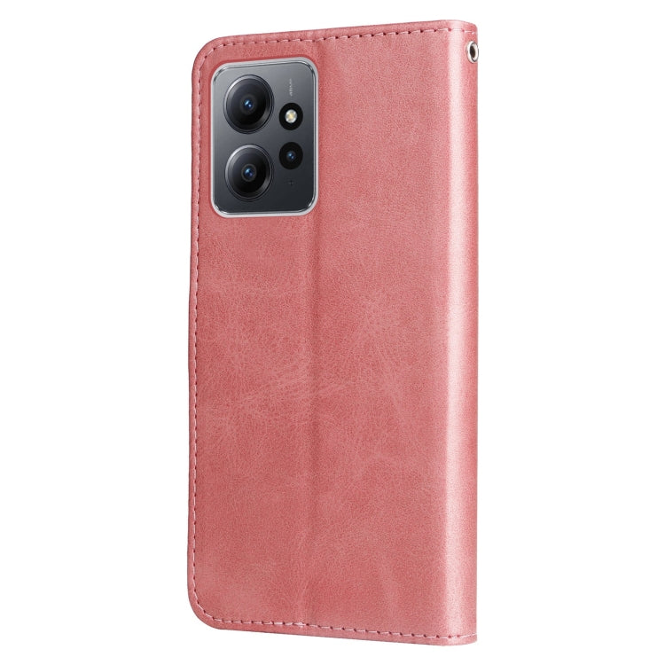 Custodia in pelle con cerniera per Xiaomi Redmi Note 12