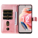 Custodia in pelle con cerniera per Xiaomi Redmi Note 12