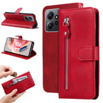 Custodia in pelle con cerniera per Xiaomi Redmi Note 12