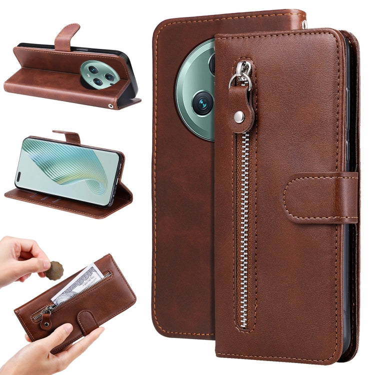Custodia in pelle con cerniera per Xiaomi Redmi Note 12