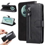 Custodia in pelle con cerniera per Xiaomi Redmi Note 12