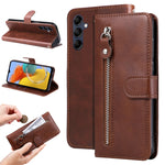 Custodia in pelle con cerniera per Xiaomi Redmi Note 12