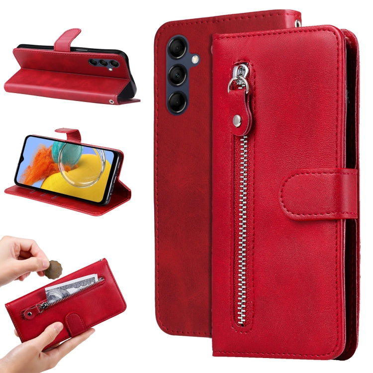 Custodia in pelle con cerniera per Xiaomi Redmi Note 12