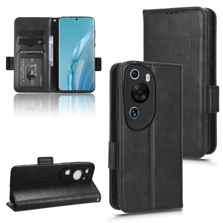 Custodia per telefono in pelle a triangolo simmetrico, For OPPO Find X6 5G, For OPPO Find X6 Pro 5G, For Huawei P60 Art, For Huawei P60 / P60 Pro