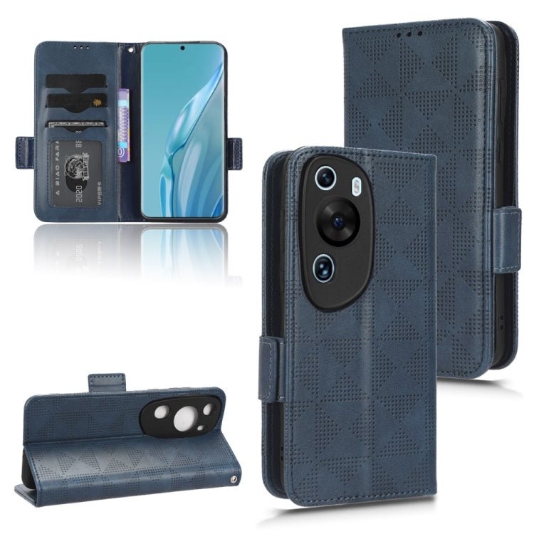 Custodia per telefono in pelle a triangolo simmetrico, For OPPO Find X6 5G, For OPPO Find X6 Pro 5G, For Huawei P60 Art, For Huawei P60 / P60 Pro