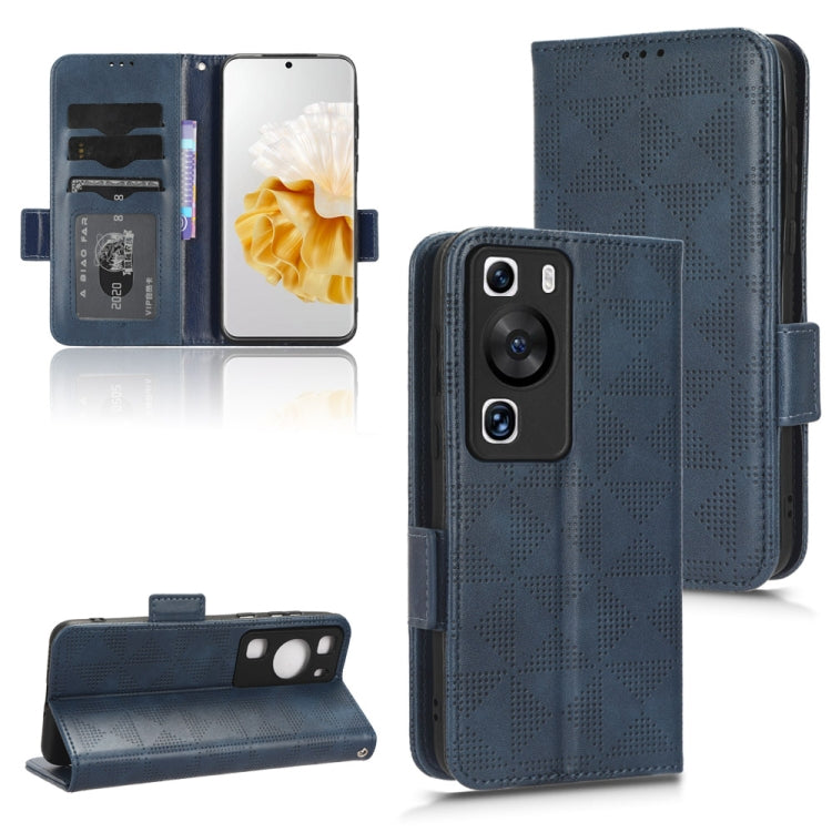Custodia per telefono in pelle a triangolo simmetrico, For OPPO Find X6 5G, For OPPO Find X6 Pro 5G, For Huawei P60 Art, For Huawei P60 / P60 Pro