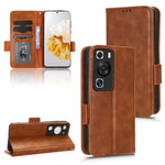 Custodia per telefono in pelle a triangolo simmetrico, For OPPO Find X6 5G, For OPPO Find X6 Pro 5G, For Huawei P60 Art, For Huawei P60 / P60 Pro