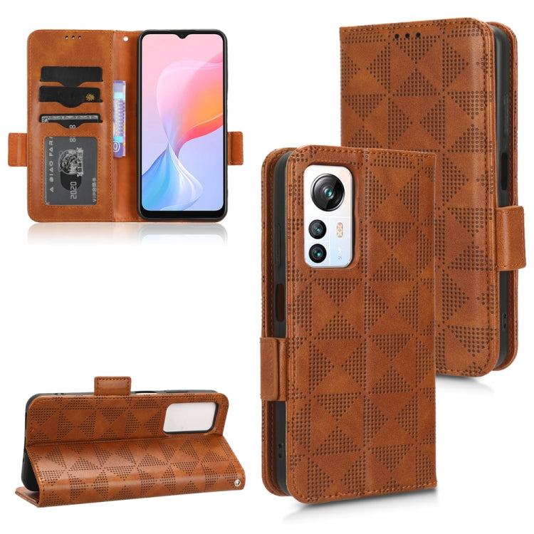 Custodia per telefono in pelle a triangolo simmetrico, For Huawei Enjoy 60 4G, For Blackview A85, For OnePlus Nord CE 3