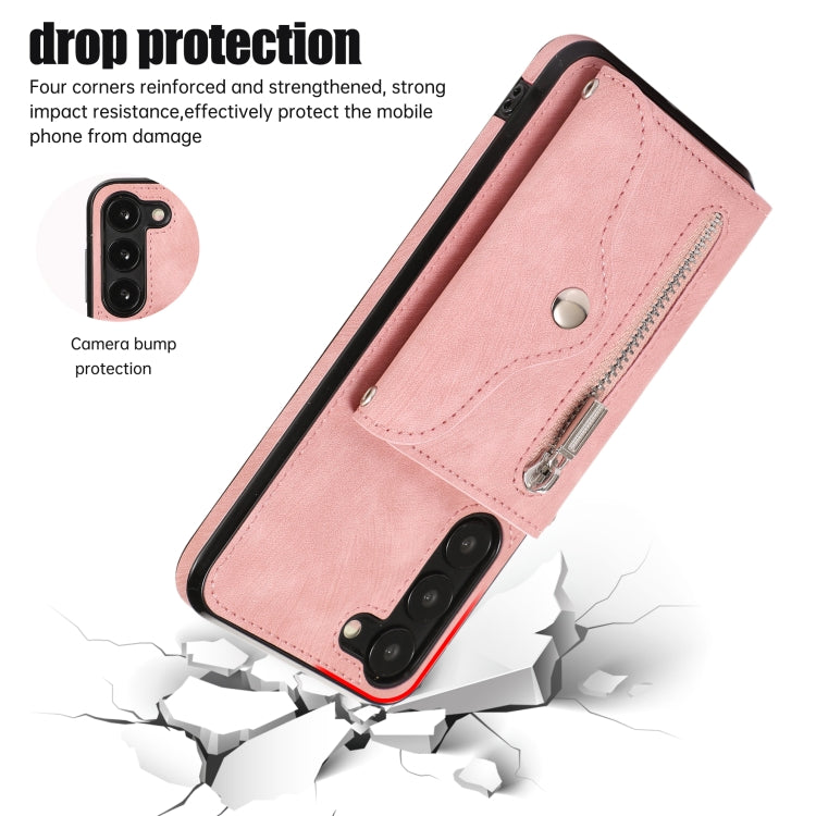 Custodia portafoglio con slot RFID per Samsung Galaxy S22+