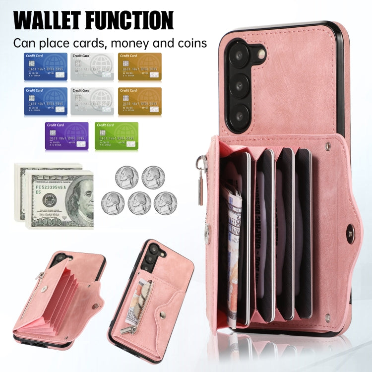 Custodia portafoglio con slot RFID per Samsung Galaxy S22+