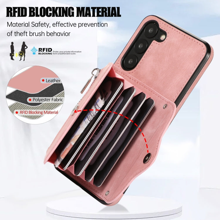 Custodia portafoglio con slot RFID per Samsung Galaxy S22+
