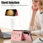 Custodia portafoglio con slot RFID per Samsung Galaxy S22+