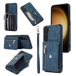 Custodia portafoglio con slot RFID per Samsung Galaxy S22+