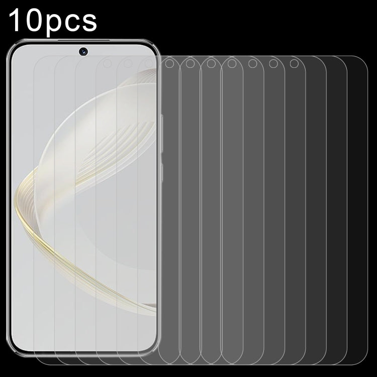 Pellicola in vetro temperato 10 pezzi 0,26 mm 9H 2,5D, For Huawei nova 11 (10 PCS)