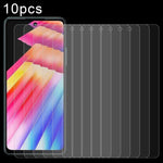 Pellicola in vetro temperato 10 pezzi 0,26 mm 9H 2,5D, For HTC Wildfire E2 Play (10 PCS), For Huawei Enjoy 60X (10 PCS), For Infinix Hot 30 Play (10 PCS)