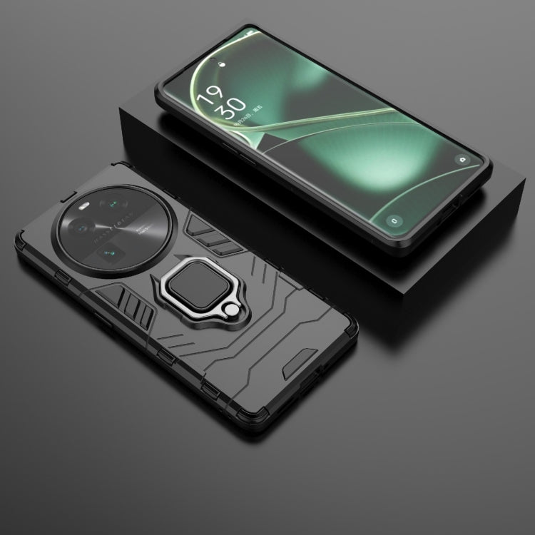 Supporto per anello magnetico PC + custodia per telefono in TPU, For OPPO Find X6, For OPPO Find X6 Pro, For OnePlus Nord CE 3