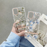 Custodia TPU traslucida motivo floreale per Samsung Galaxy A34 5G