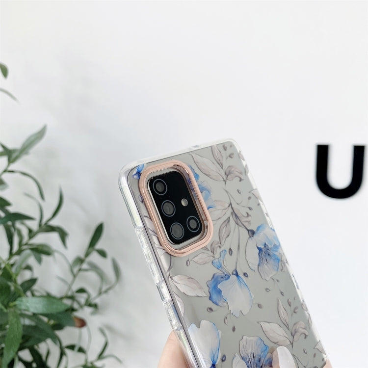 Custodia TPU traslucida motivo floreale per Samsung Galaxy A34 5G