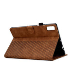 Custodia per tablet in pelle goffrata rombo, For Lenovo Tab M9, For Lenovo Tab P11 Gen 2, For Lenovo Tab P11 Pro Gen 2