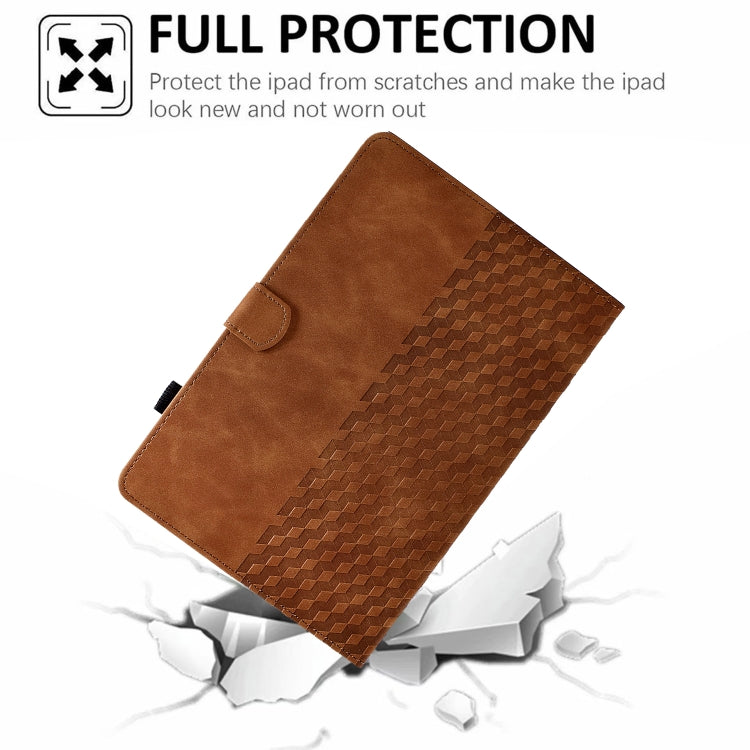 Custodia per tablet in pelle goffrata rombo, For Lenovo Tab M9, For Lenovo Tab P11 Gen 2, For Lenovo Tab P11 Pro Gen 2