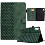 Custodia per tablet in pelle goffrata rombo, For Lenovo Tab M9, For Lenovo Tab P11 Gen 2, For Lenovo Tab P11 Pro Gen 2