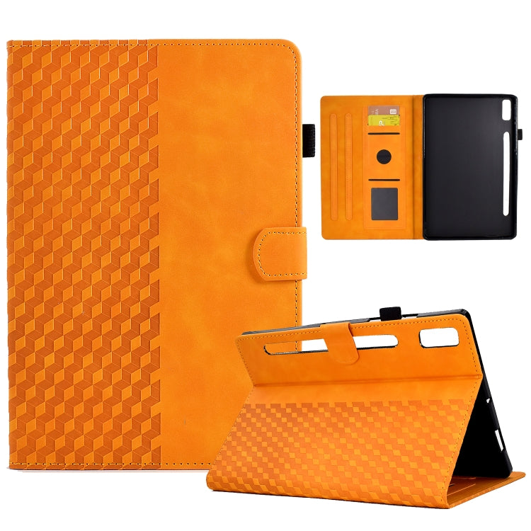 Custodia per tablet in pelle goffrata rombo, For Lenovo Tab M9, For Lenovo Tab P11 Gen 2, For Lenovo Tab P11 Pro Gen 2
