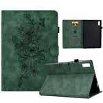 Custodia per tablet in pelle goffrata farfalla peonia, For Lenovo Tab M9, For Lenovo Tab P11 Gen 2, For Lenovo Tab P11 Pro Gen 2