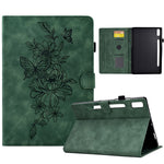 Custodia per tablet in pelle goffrata farfalla peonia, For Lenovo Tab M9, For Lenovo Tab P11 Gen 2, For Lenovo Tab P11 Pro Gen 2
