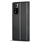 Custodia per telefono in pelle in fibra di carbonio LC.IMEEKE, For Xiaomi Redmi Note 12 Pro 4G Global
