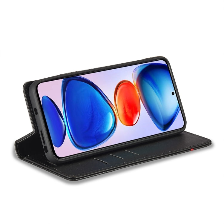 Custodia per telefono in pelle in fibra di carbonio LC.IMEEKE, For Xiaomi Redmi Note 12 Pro 4G Global