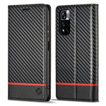 Custodia per telefono in pelle in fibra di carbonio LC.IMEEKE, For Xiaomi Redmi Note 12 Pro 4G Global