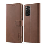 LC.IMEEKE Custodia in pelle a vibrazione orizzontale con struttura in vitello, For Xiaomi Redmi Note 12 Pro 4G Global