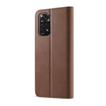 LC.IMEEKE Custodia in pelle a vibrazione orizzontale con struttura in vitello, For Xiaomi Redmi Note 12 Pro 4G Global