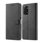 LC.IMEEKE Custodia in pelle a vibrazione orizzontale con struttura in vitello, For Xiaomi Redmi Note 12 Pro 4G Global
