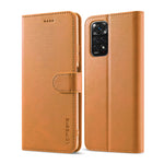 LC.IMEEKE Custodia in pelle a vibrazione orizzontale con struttura in vitello, For Xiaomi Redmi Note 12 Pro 4G Global