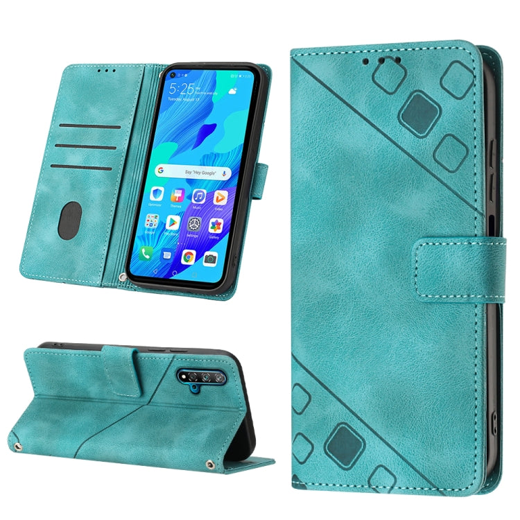 Custodia per telefono in pelle goffrata effetto pelle, For Huawei nova 5T / Honor 20, For Huawei nova 10, For Huawei nova 10 Pro, For Huawei P20 lite 2019 / nova 5i