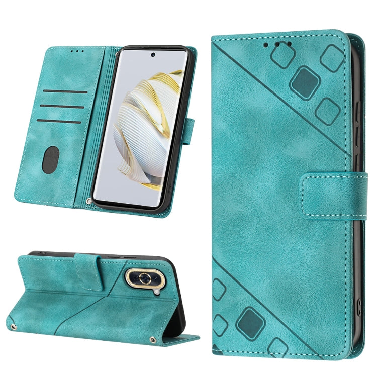 Custodia per telefono in pelle goffrata effetto pelle, For Huawei nova 5T / Honor 20, For Huawei nova 10, For Huawei nova 10 Pro, For Huawei P20 lite 2019 / nova 5i