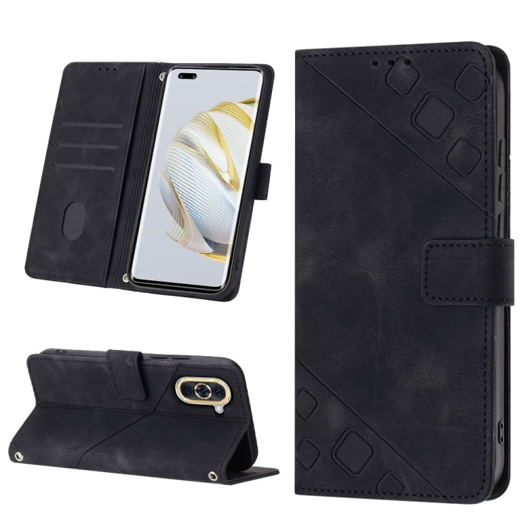 Custodia per telefono in pelle goffrata effetto pelle, For Huawei nova 5T / Honor 20, For Huawei nova 10, For Huawei nova 10 Pro, For Huawei P20 lite 2019 / nova 5i