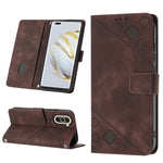 Custodia per telefono in pelle goffrata effetto pelle, For Huawei nova 5T / Honor 20, For Huawei nova 10, For Huawei nova 10 Pro, For Huawei P20 lite 2019 / nova 5i