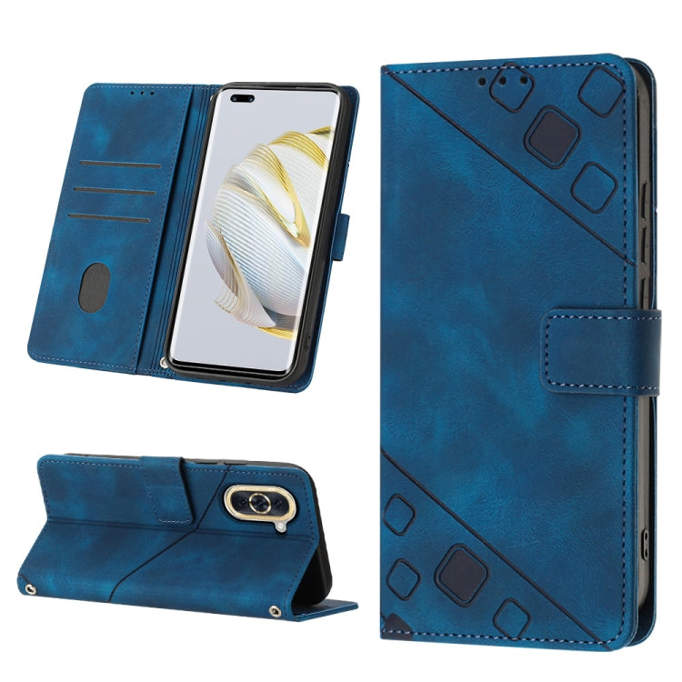 Custodia per telefono in pelle goffrata effetto pelle, For Huawei nova 5T / Honor 20, For Huawei nova 10, For Huawei nova 10 Pro, For Huawei P20 lite 2019 / nova 5i