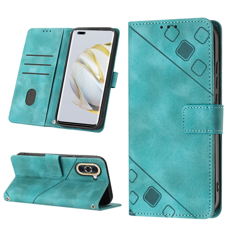 Custodia per telefono in pelle goffrata effetto pelle, For Huawei nova 5T / Honor 20, For Huawei nova 10, For Huawei nova 10 Pro, For Huawei P20 lite 2019 / nova 5i