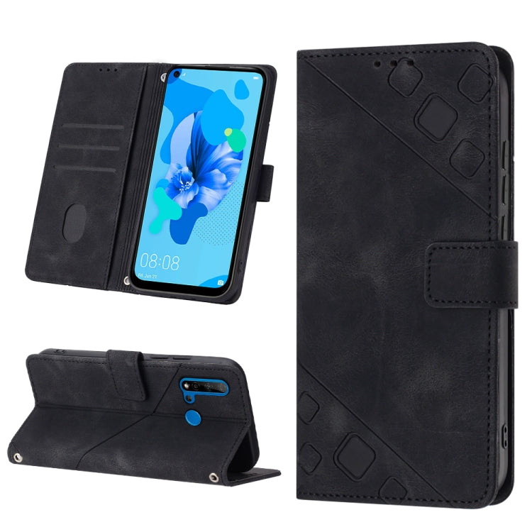 Custodia per telefono in pelle goffrata effetto pelle, For Huawei nova 5T / Honor 20, For Huawei nova 10, For Huawei nova 10 Pro, For Huawei P20 lite 2019 / nova 5i
