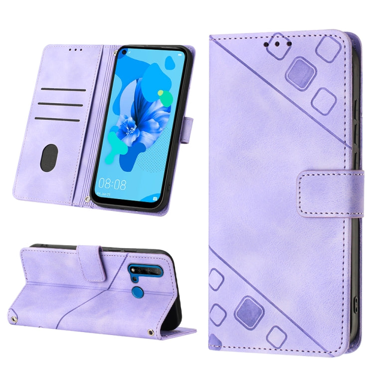 Custodia per telefono in pelle goffrata effetto pelle, For Huawei nova 5T / Honor 20, For Huawei nova 10, For Huawei nova 10 Pro, For Huawei P20 lite 2019 / nova 5i