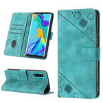 Custodia per telefono in pelle goffrata effetto pelle, For Huawei P30 lite, For Huawei P30 Pro, For Huawei P40 lite/nova 6 SE / nova 7i, For Huawei Enjoy 7S/Honor 9 Lite/Honor 9i