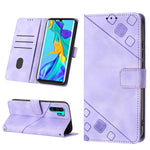 Custodia per telefono in pelle goffrata effetto pelle, For Huawei P30 lite, For Huawei P30 Pro, For Huawei P40 lite/nova 6 SE / nova 7i, For Huawei Enjoy 7S/Honor 9 Lite/Honor 9i