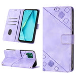 Custodia per telefono in pelle goffrata effetto pelle, For Huawei P30 lite, For Huawei P30 Pro, For Huawei P40 lite/nova 6 SE / nova 7i, For Huawei Enjoy 7S/Honor 9 Lite/Honor 9i